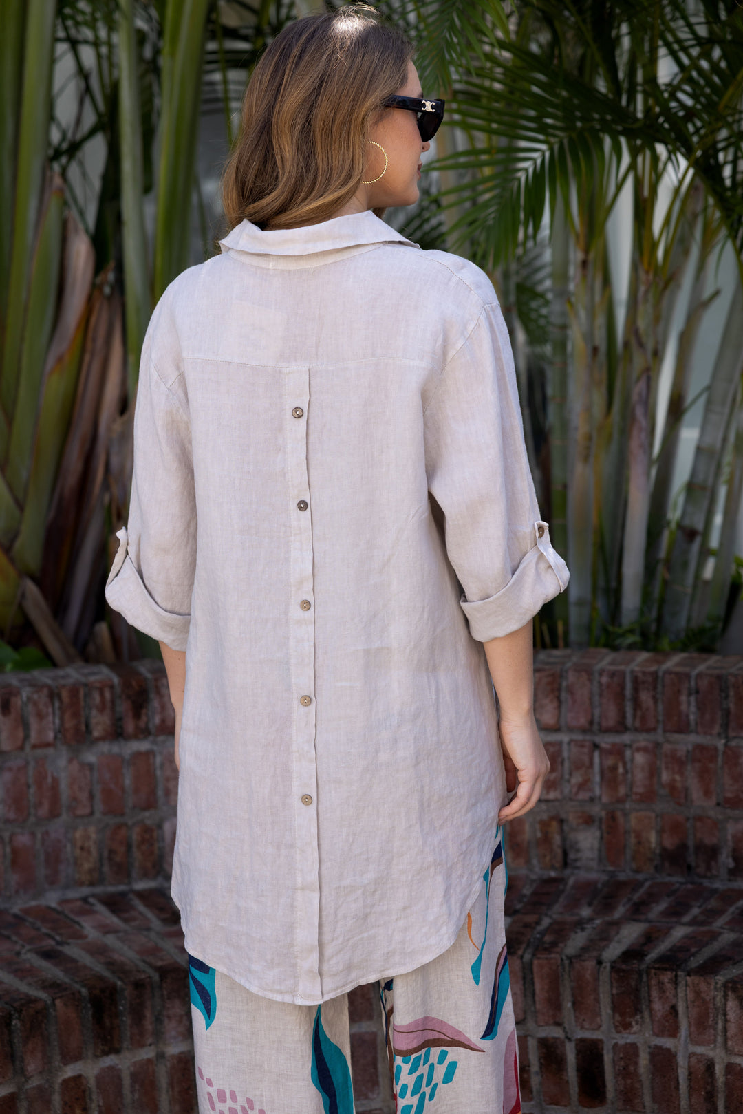 Buttoned Elegance Top