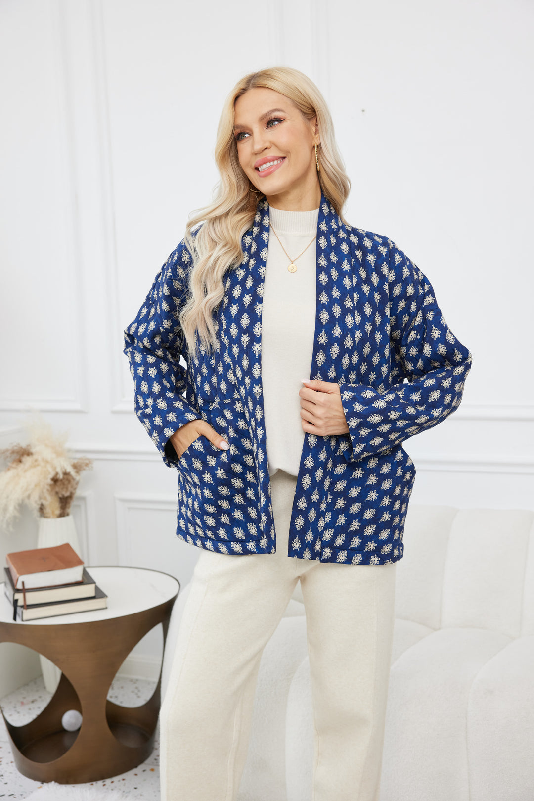 Quilted Sateen Jacket