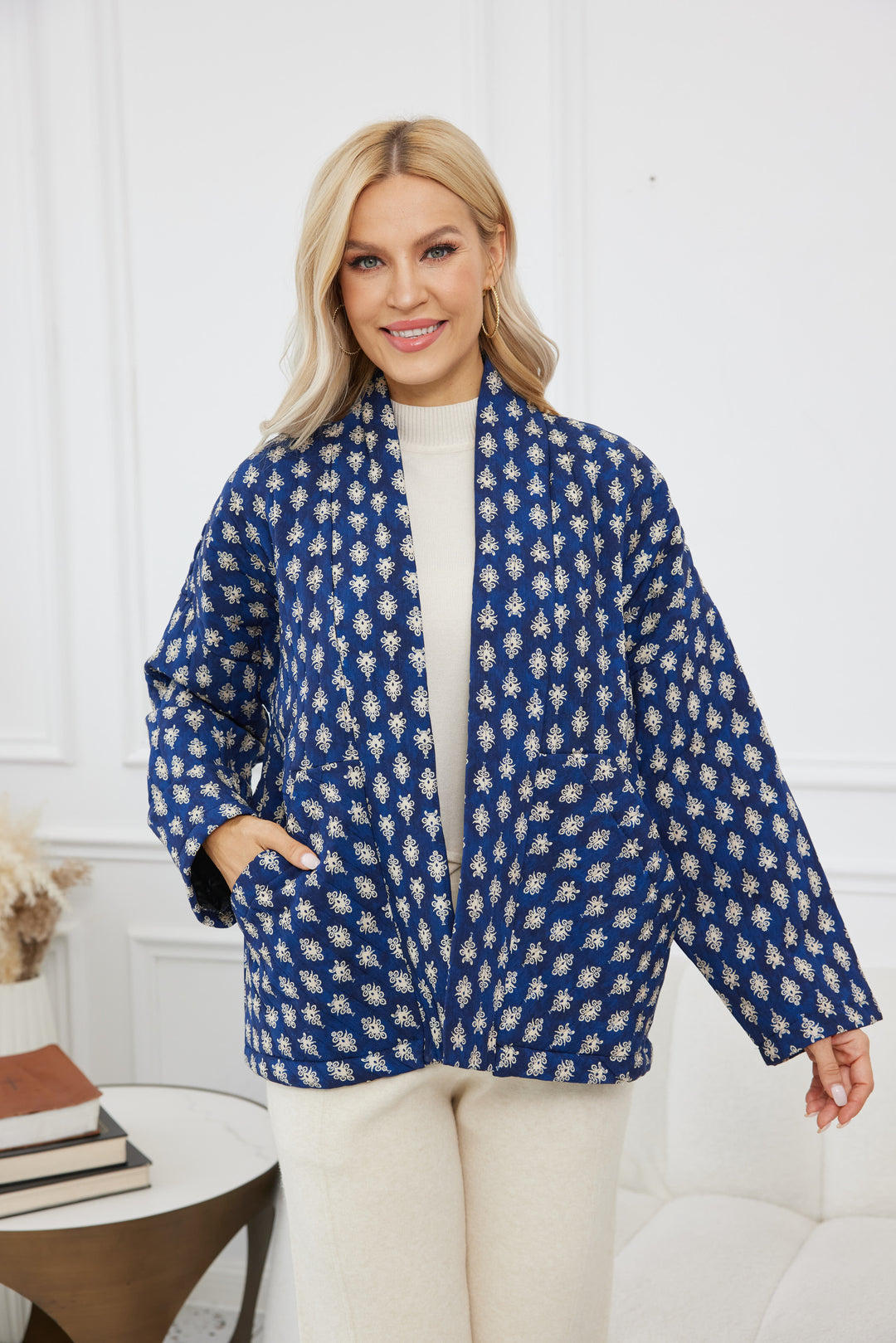 Quilted Sateen Jacket