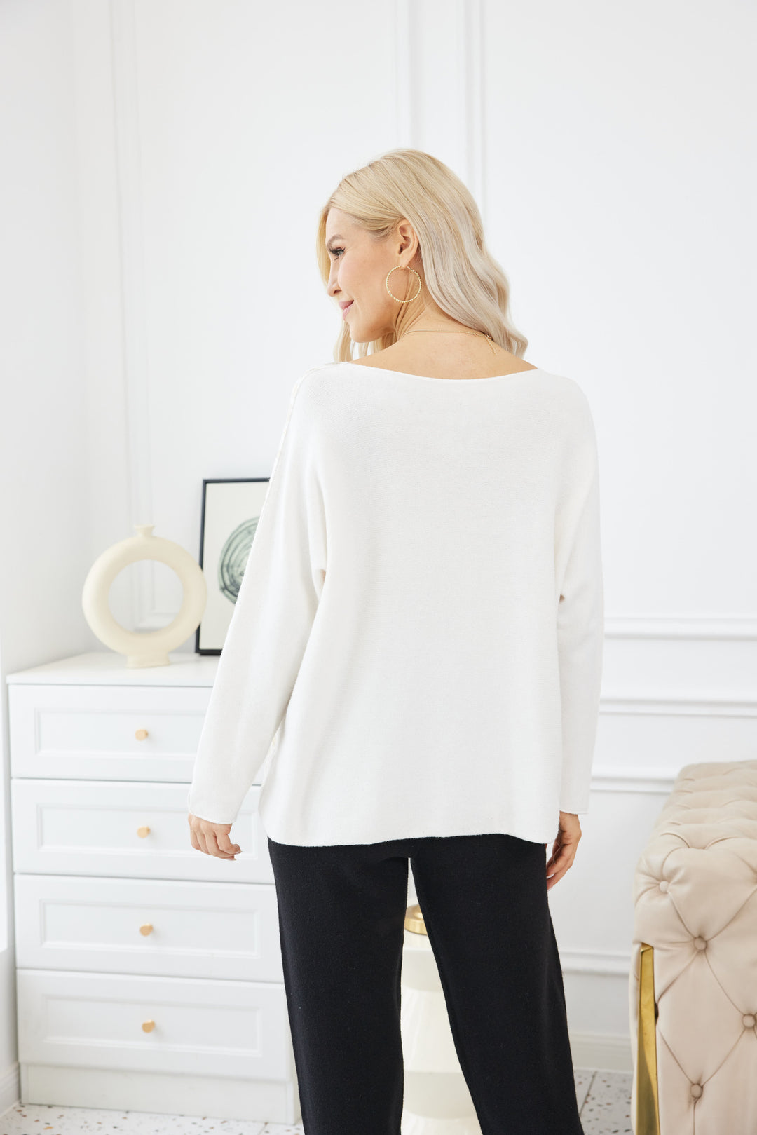 Gold Foil Cheetah Knit Sweater