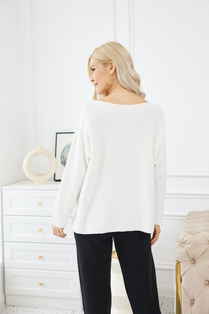 Gold Foil Cheetah Knit Sweater