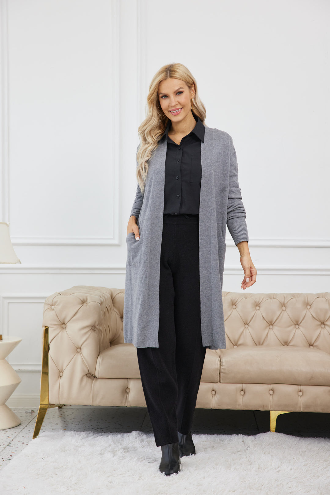 Breezy Chevron Cardigan