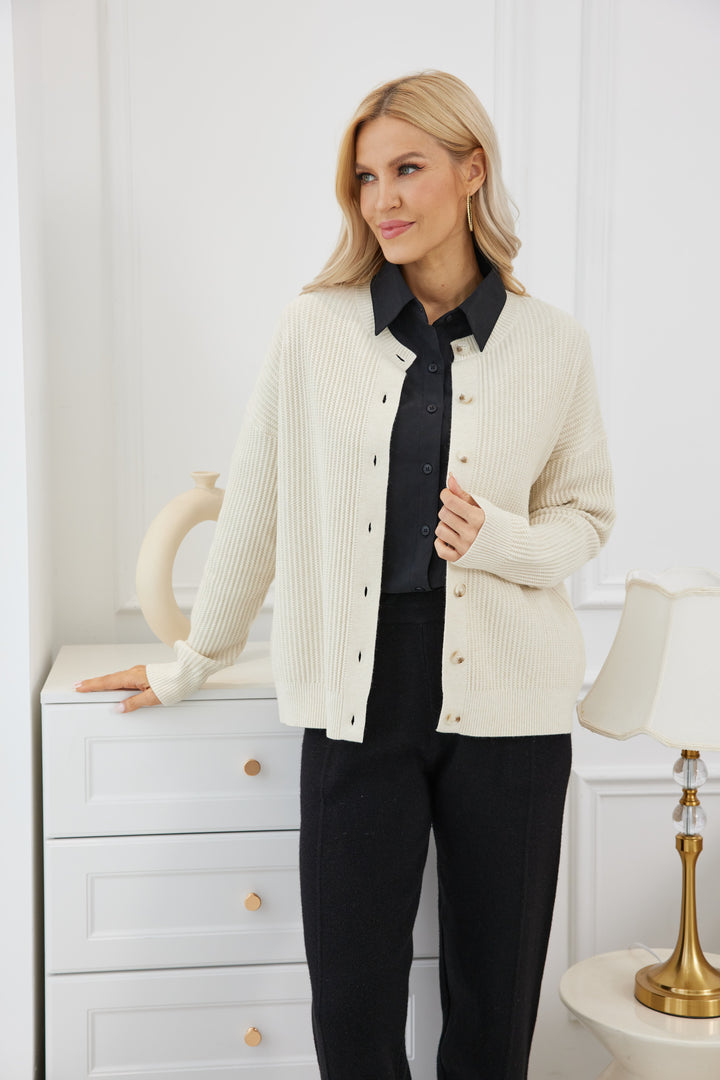 Melissa's Ribbed Cardigan