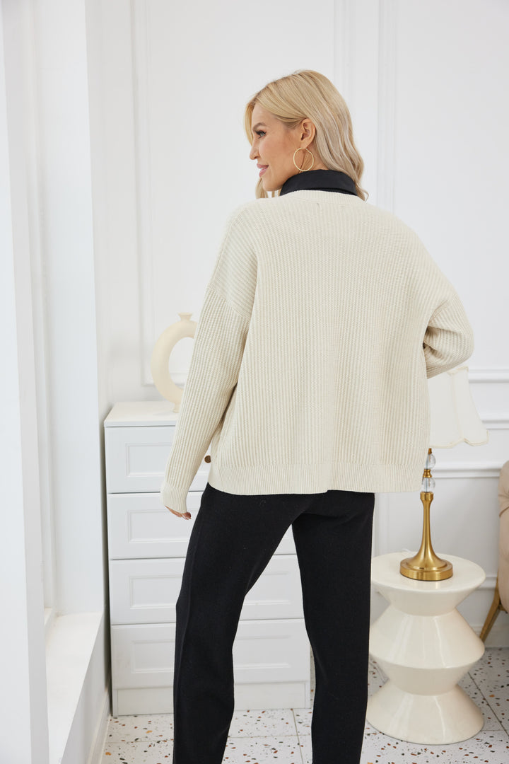 Melissa's Ribbed Cardigan