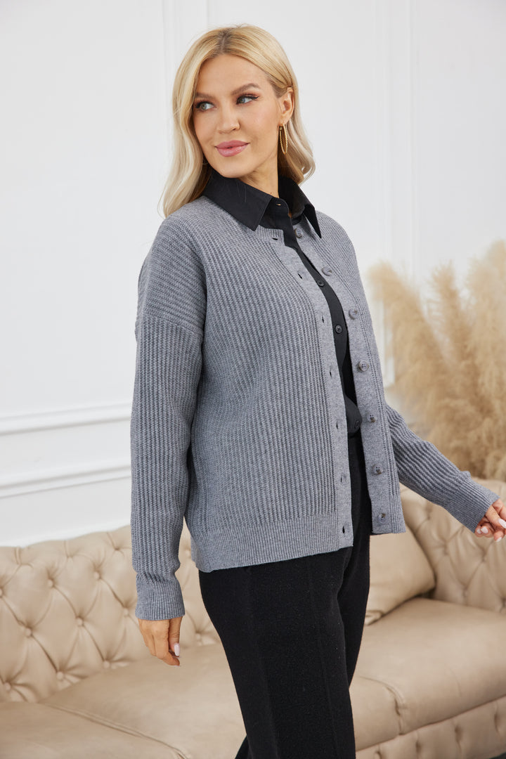 Melissa's Ribbed Cardigan