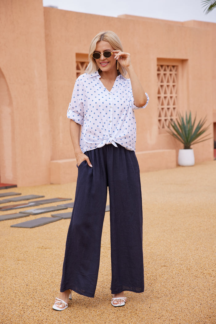Spotted Knot Top