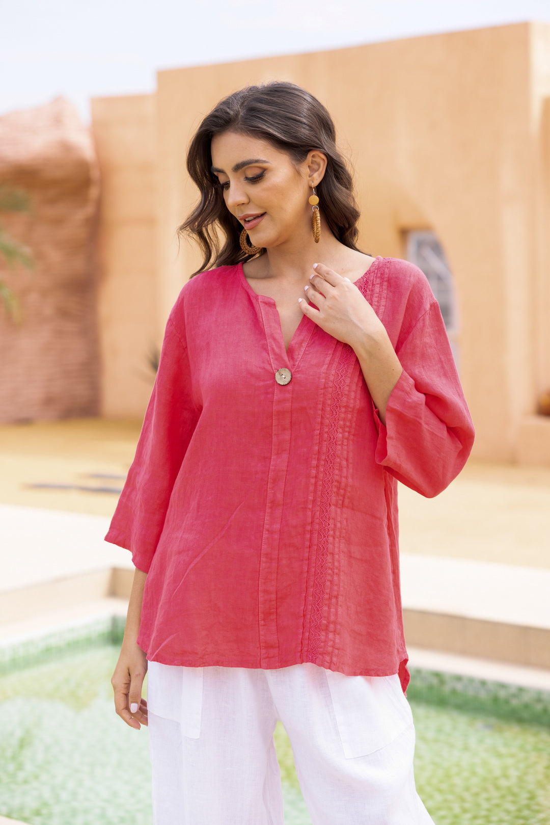 Daphne’s Stitched Detail Top