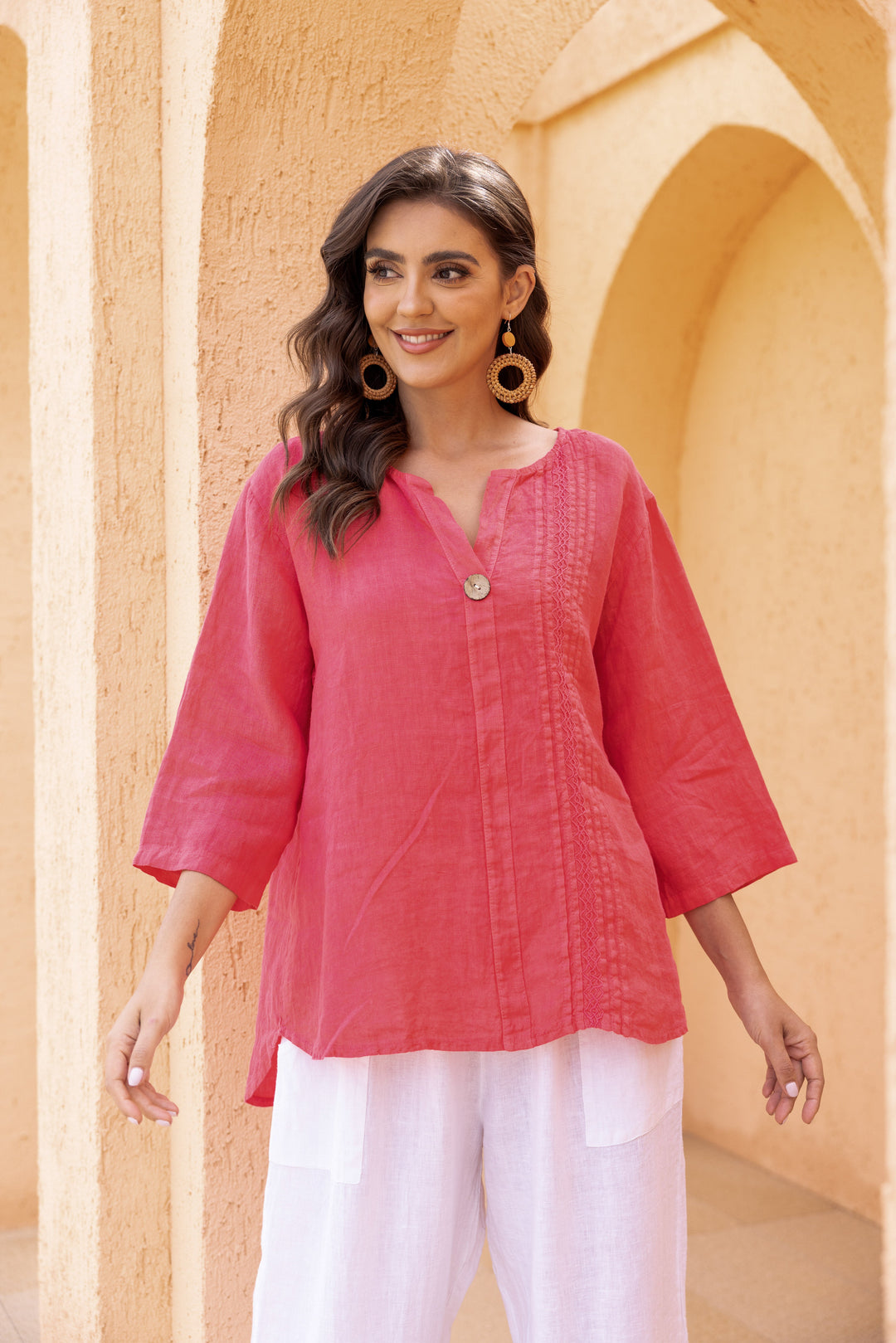 Daphne’s Stitched Detail Top