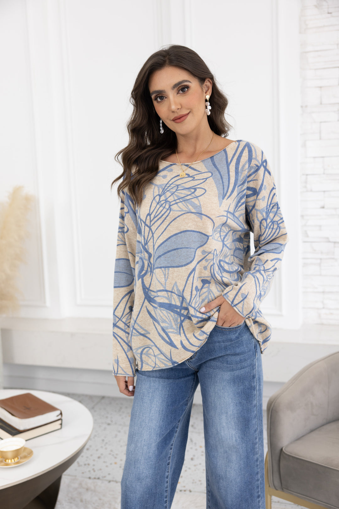 Amy's Cashmere Feel Tunic Top