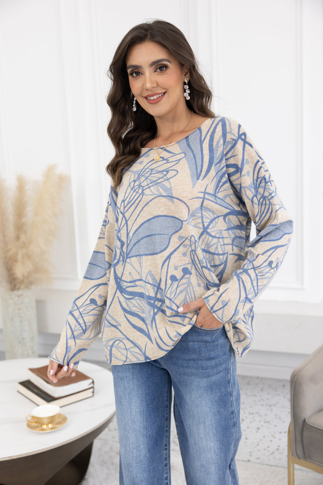 Amy's Cashmere Feel Tunic Top