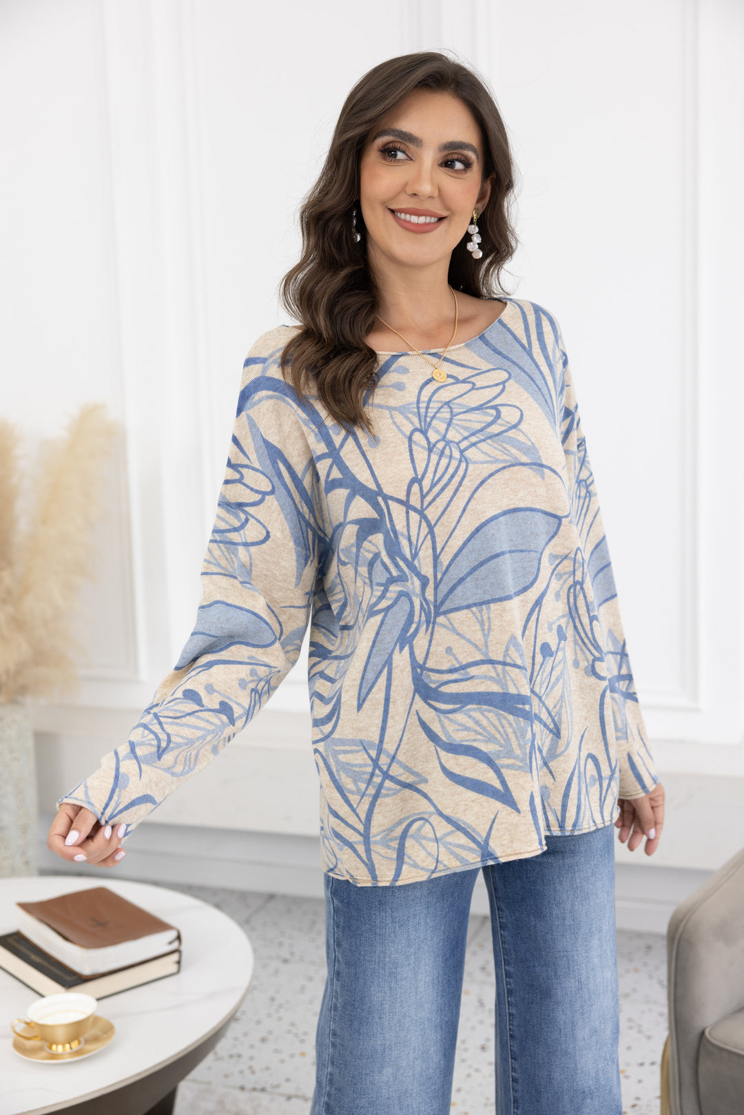 Amy's Cashmere Feel Tunic Top