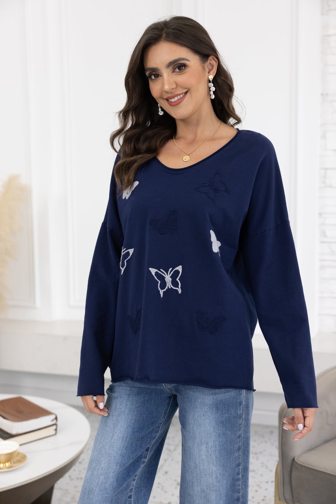 Let Her Fly Terry Sweater