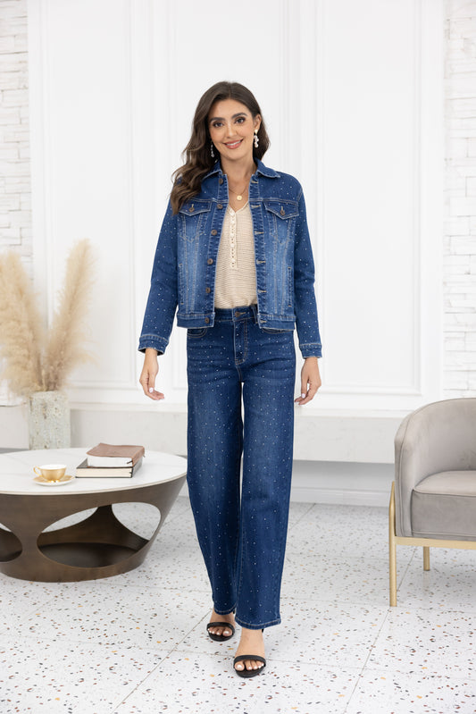 Denim Diamond Jacket