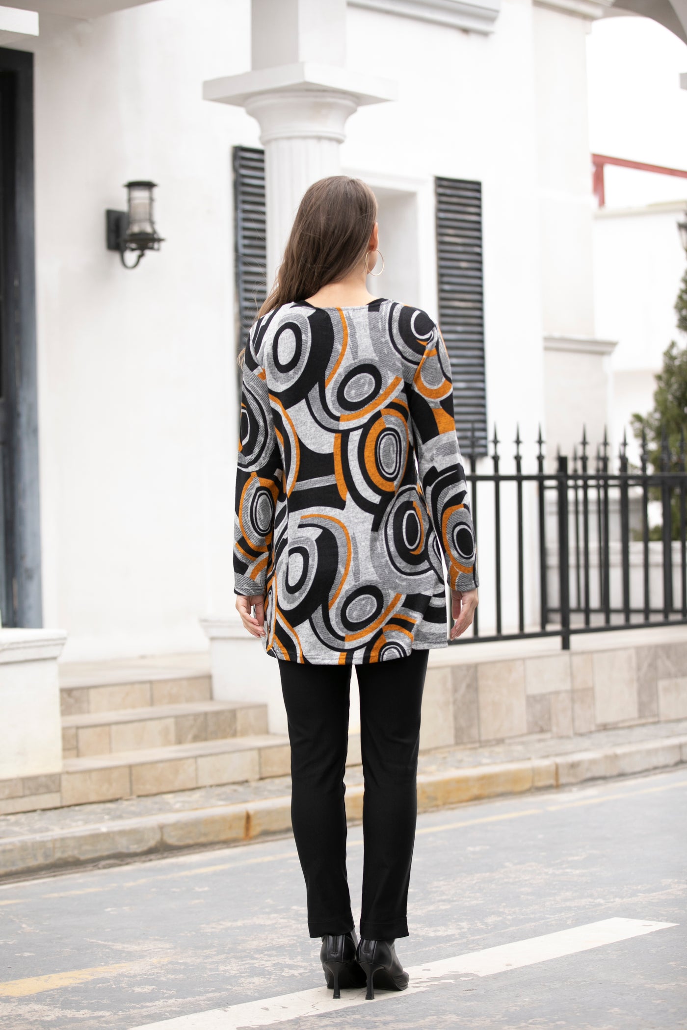 Carla's Printed Top with Pocket