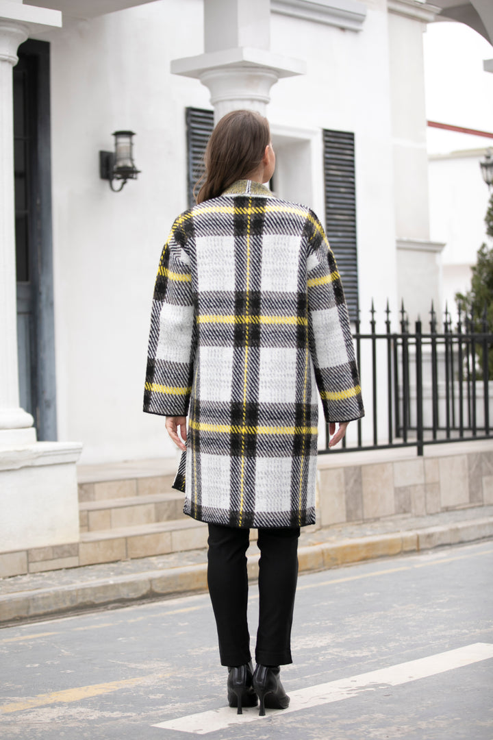 Long Knit Cardigan with Pocket