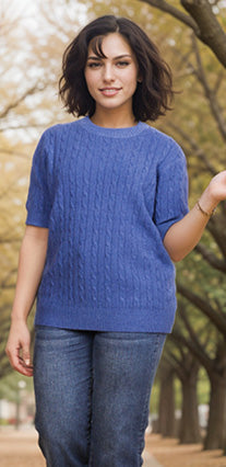 Anastasia's Cable Knit Top