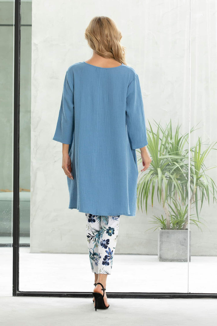 Exclusive Cotton Gauze - Venice Tunic