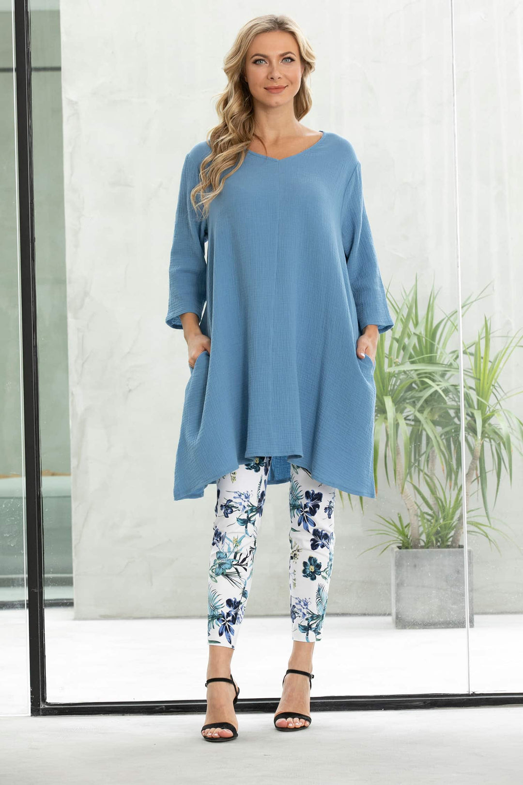Exclusive Cotton Gauze - Venice Tunic