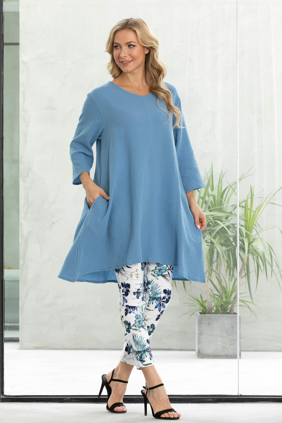 Exclusive Cotton Gauze - Venice Tunic