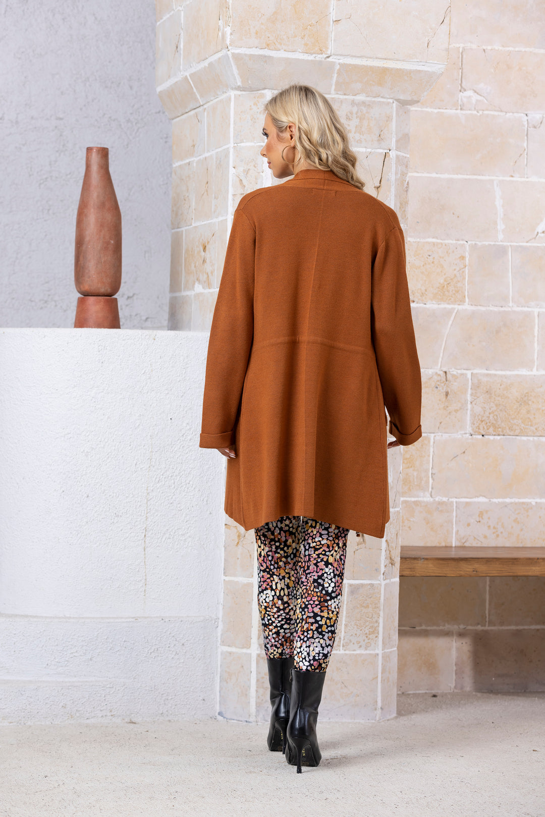 Front Tie Women’s Jacket with Pockets