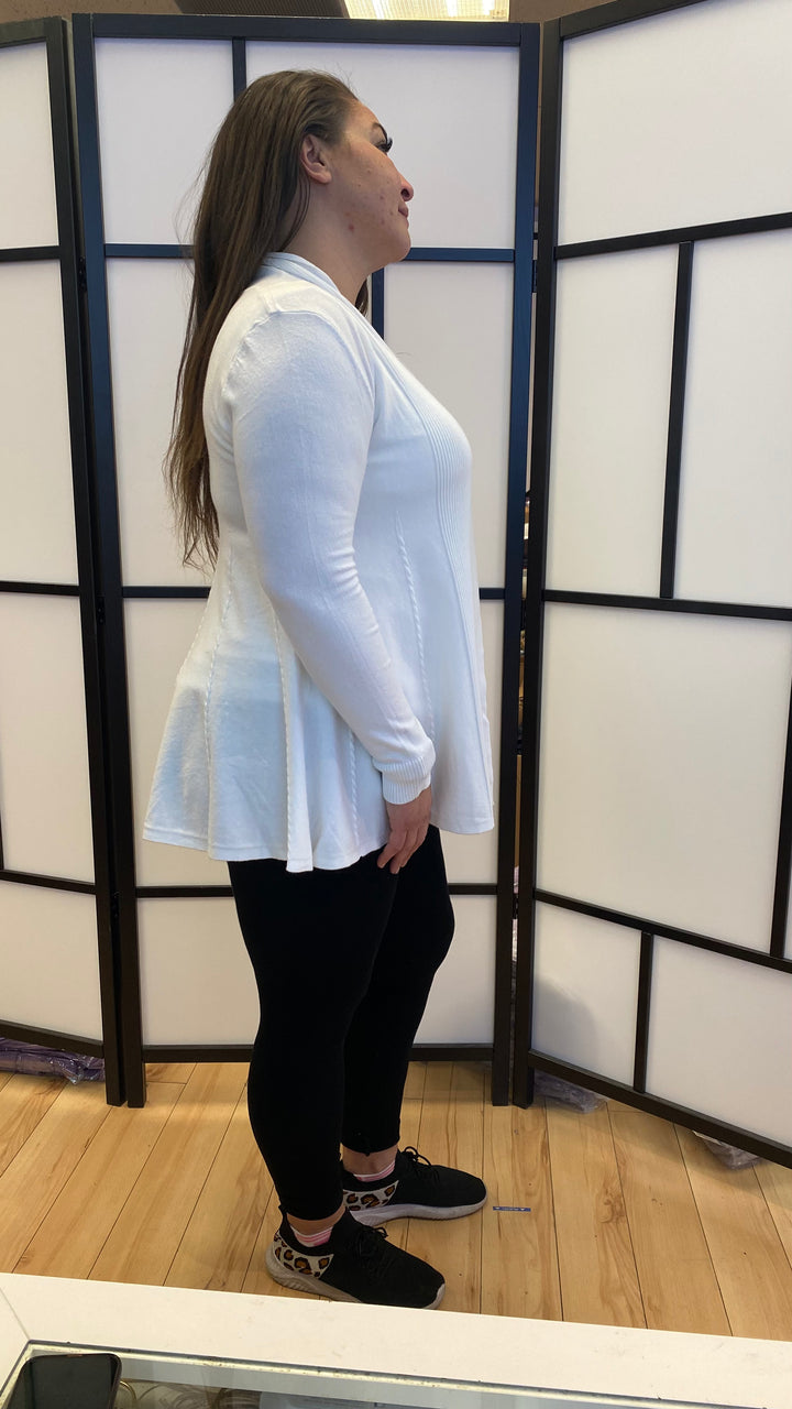 Luxurious Cashmere Feel Open Cardigan