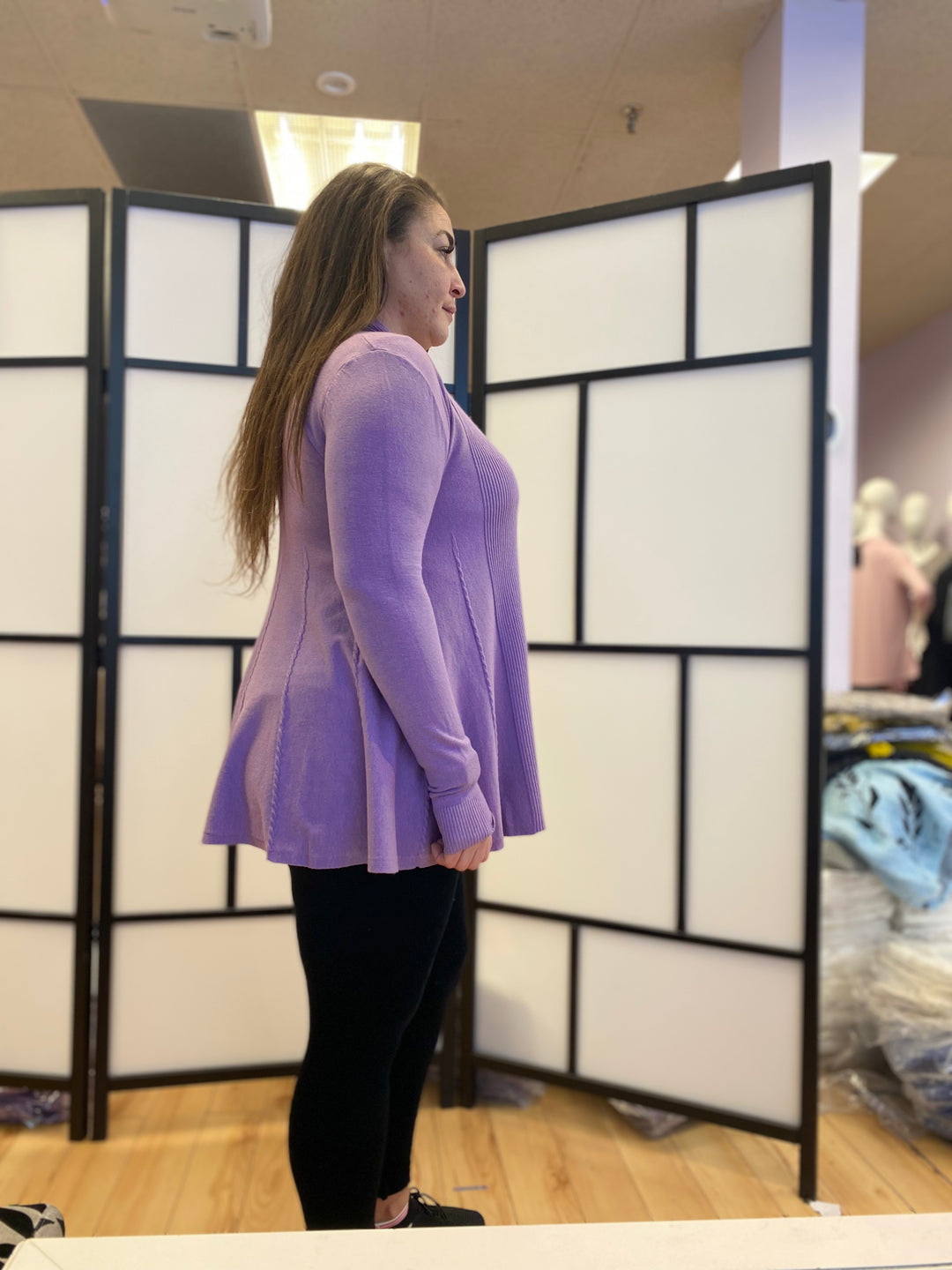 Luxurious Cashmere Feel Open Cardigan