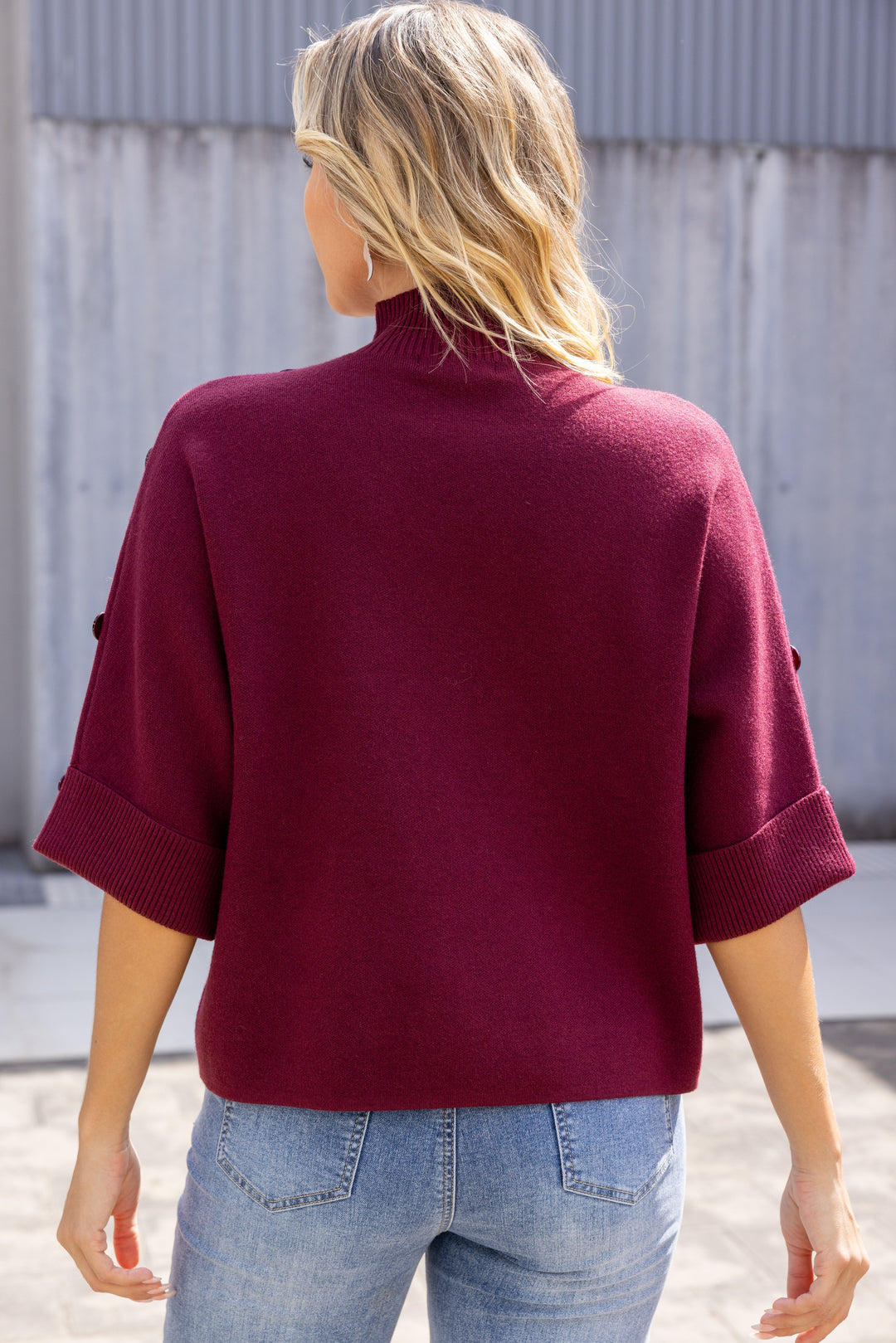 Highland Button-Detail Knit