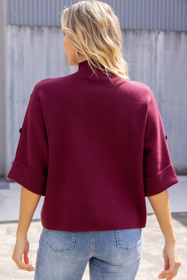 Highland Button-Detail Knit