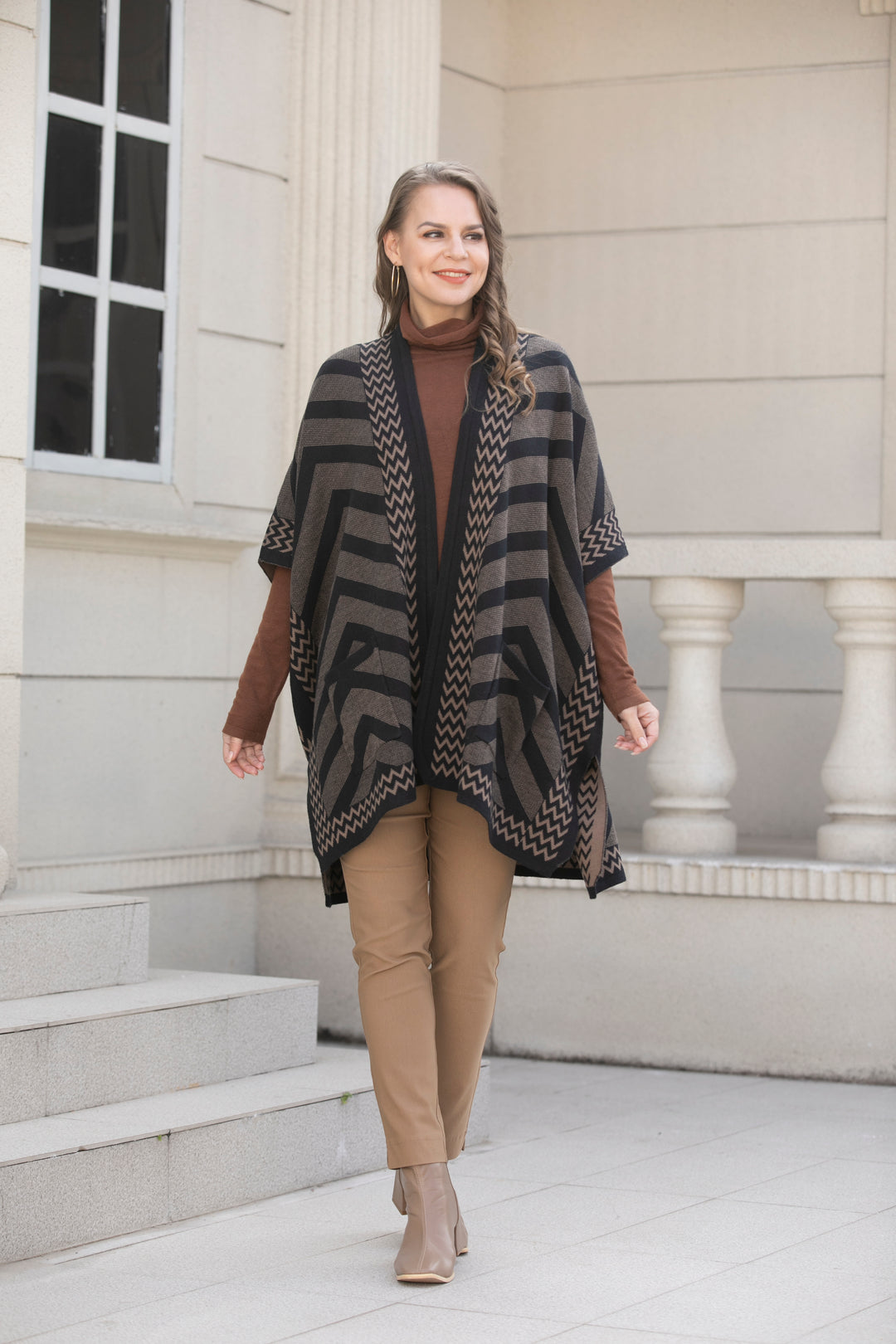 Allison's Chevron Knit Coverup
