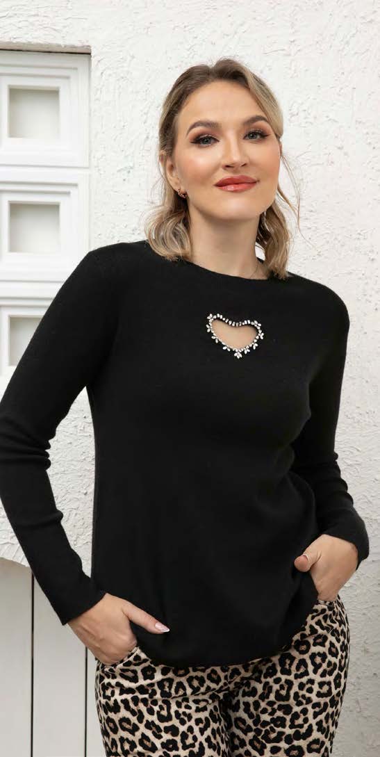 Diamond Heart Embrace Top