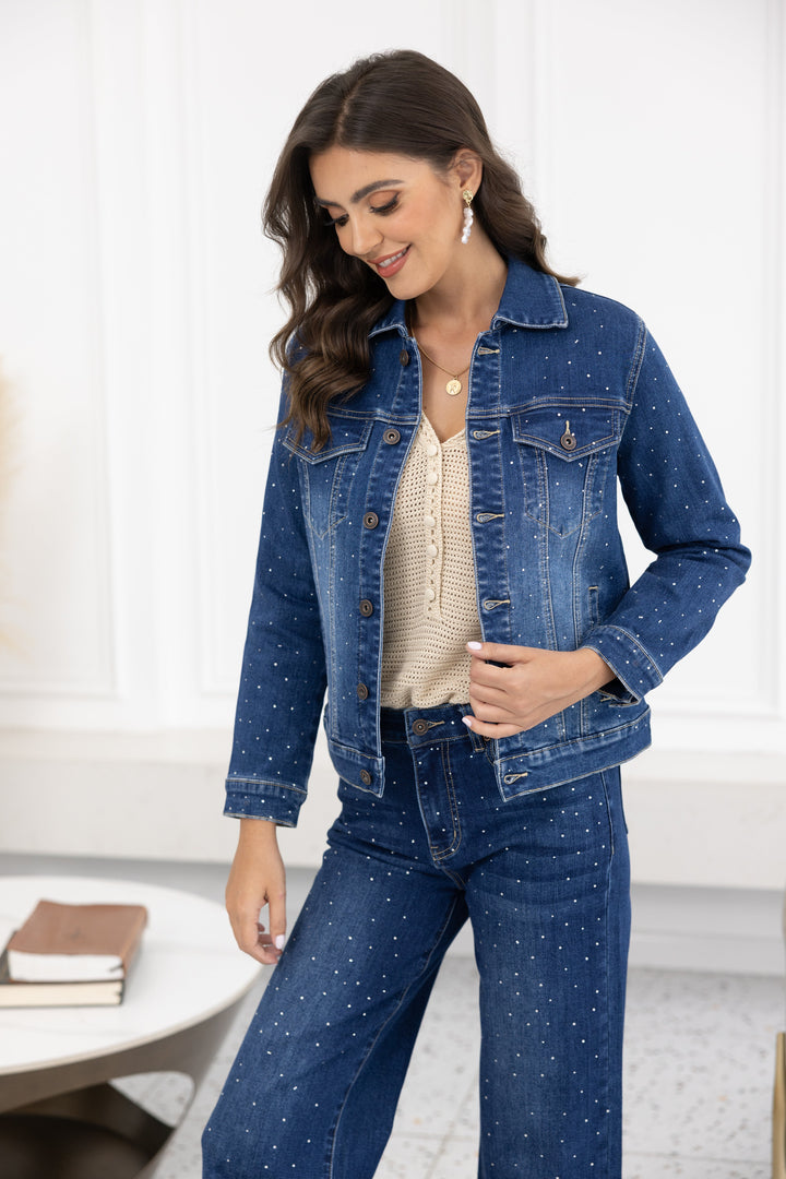 Denim Diamond Jacket