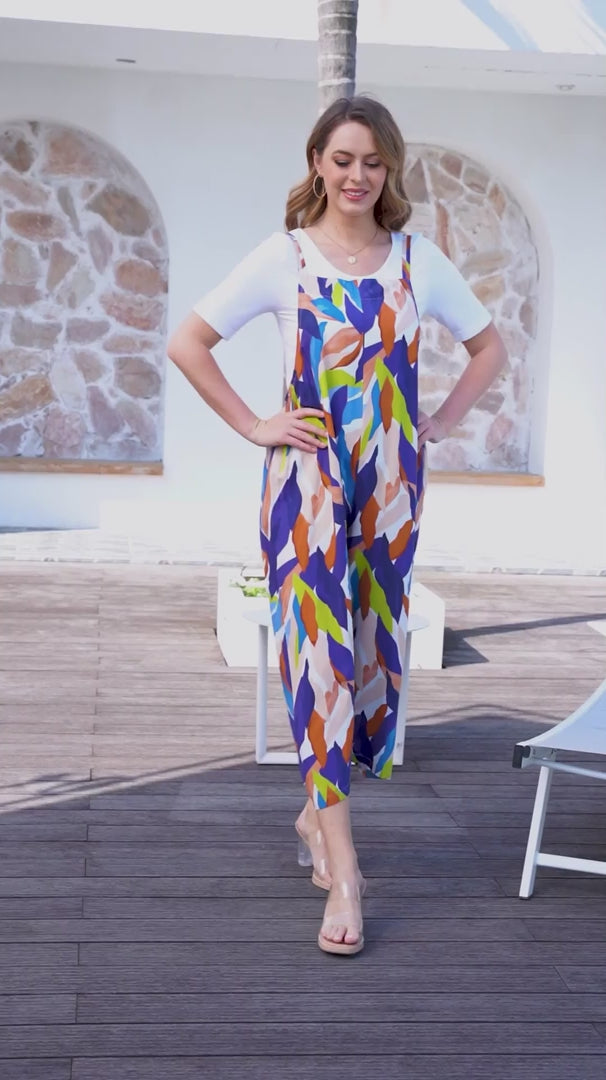 Colourful Foliage Jumpsuit