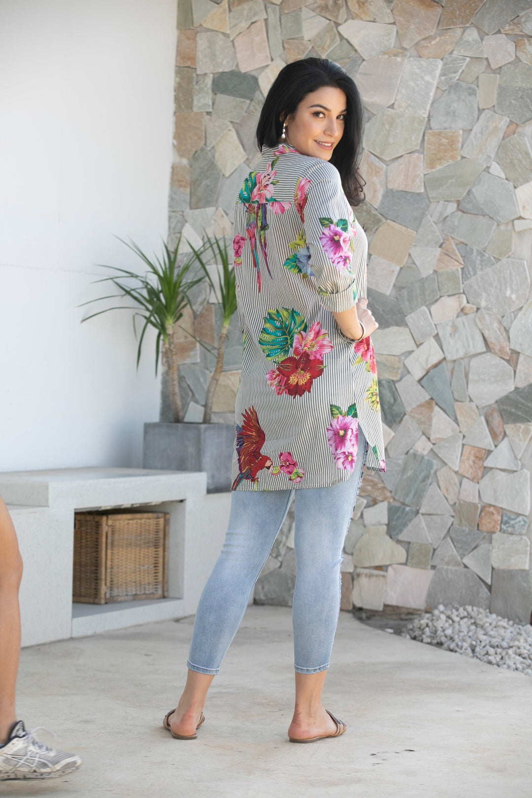 Cotton Button Up Top