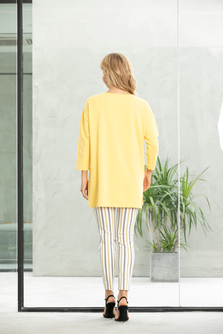 Bamboo Baby French Terry Sweater w/ 3/4 sleeve & with Pockets