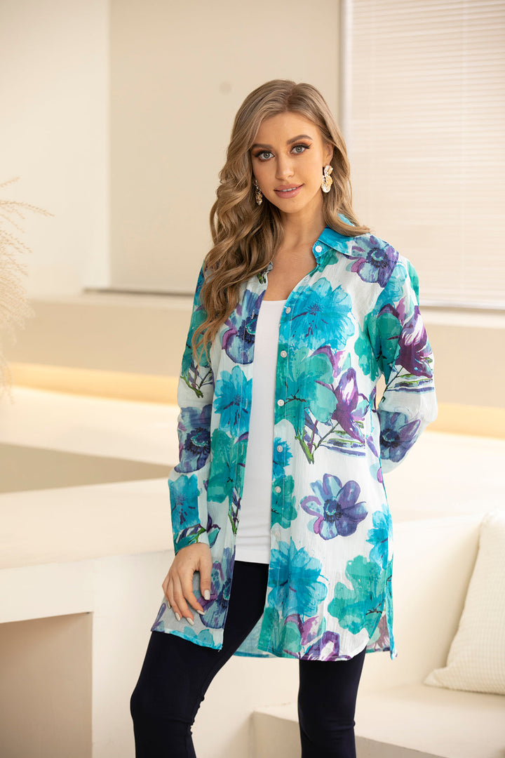 Cotton Button Up Top