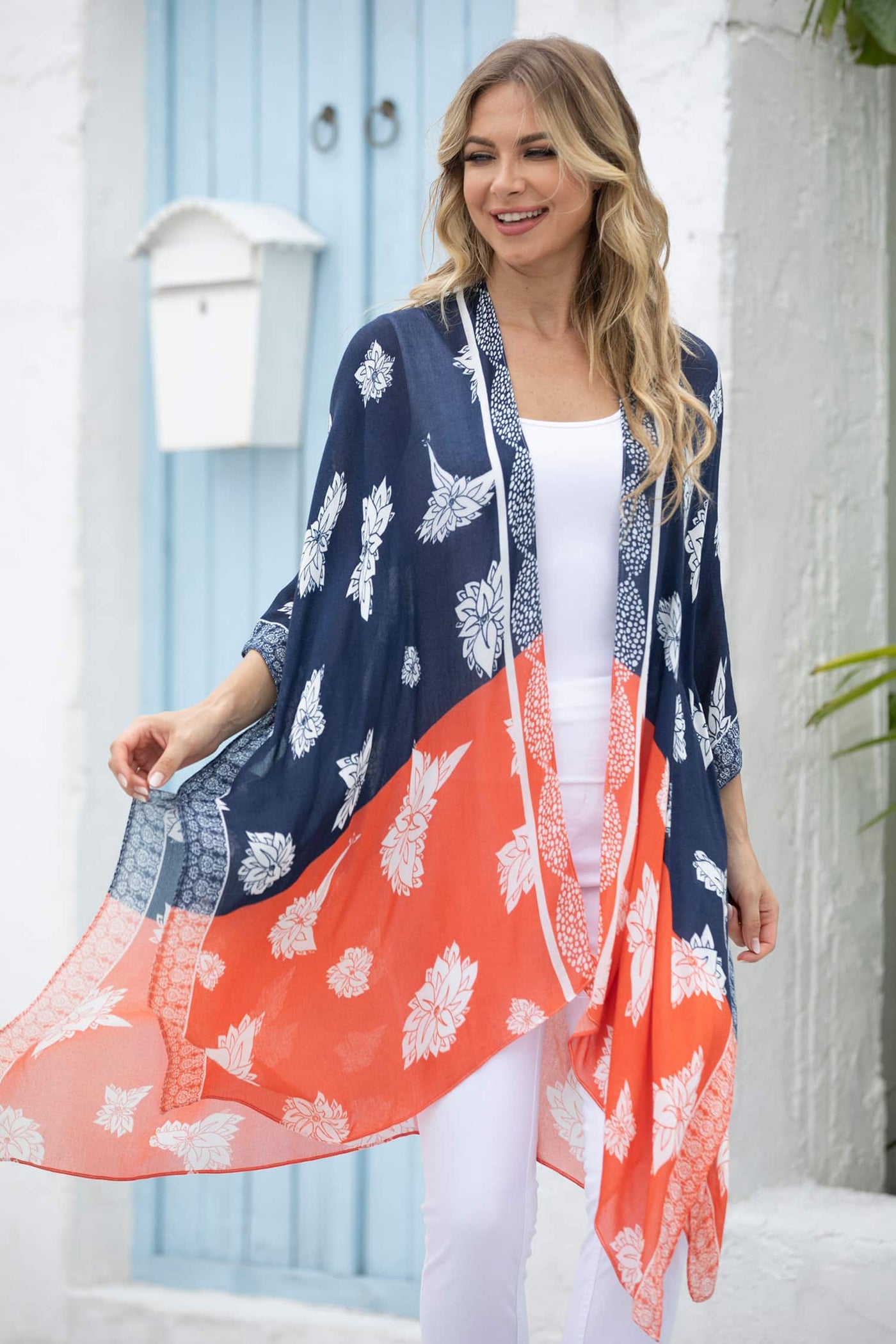 Abstract Print Cape
