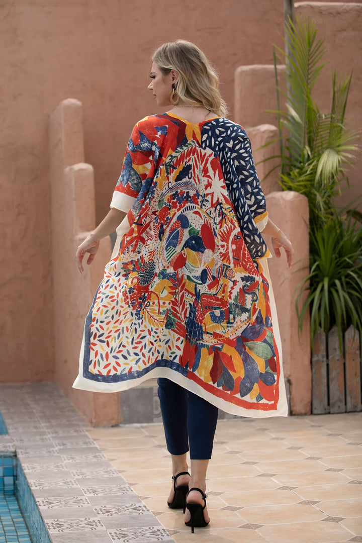 Abstract Print Cape