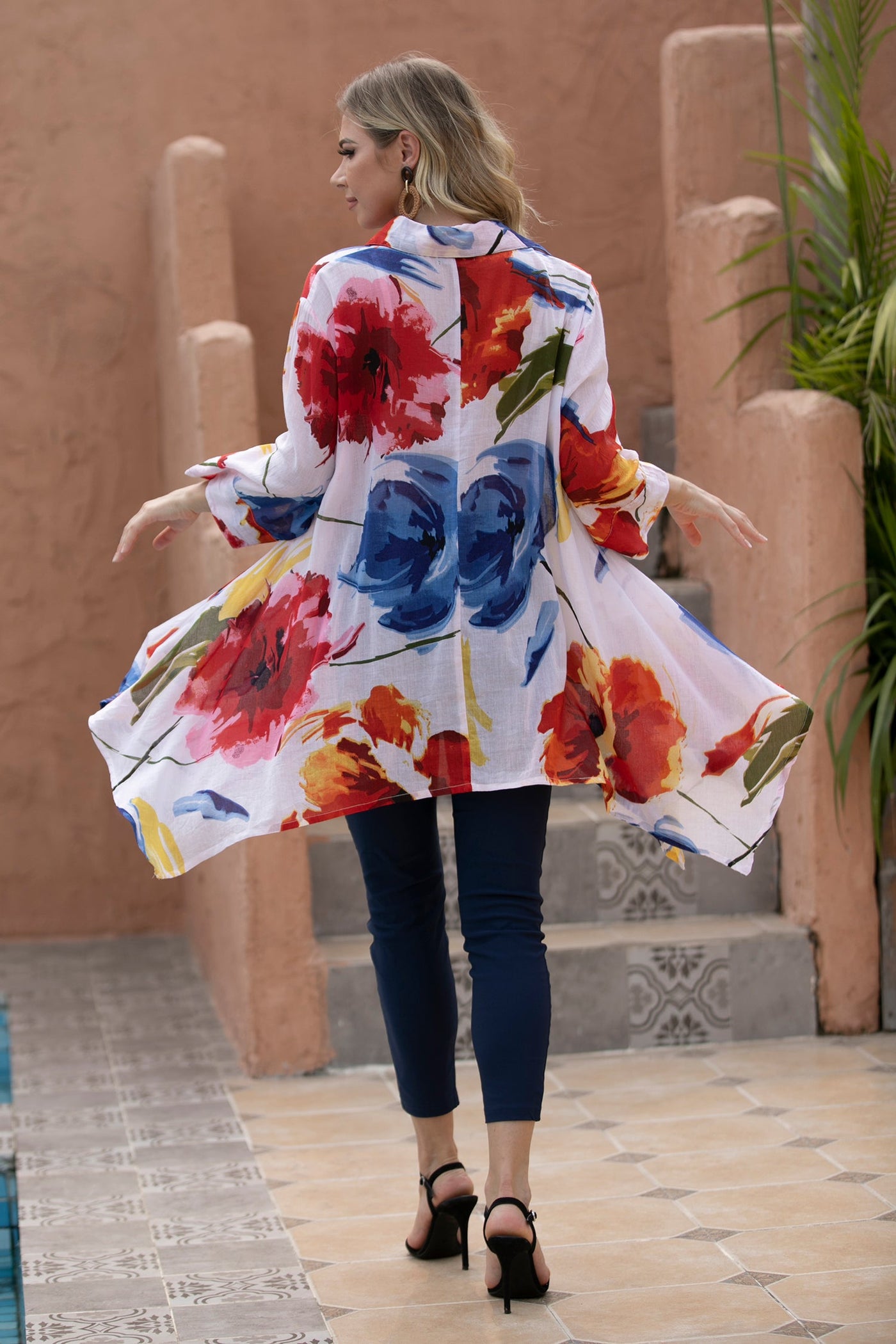 Cotton Floral Cover Up