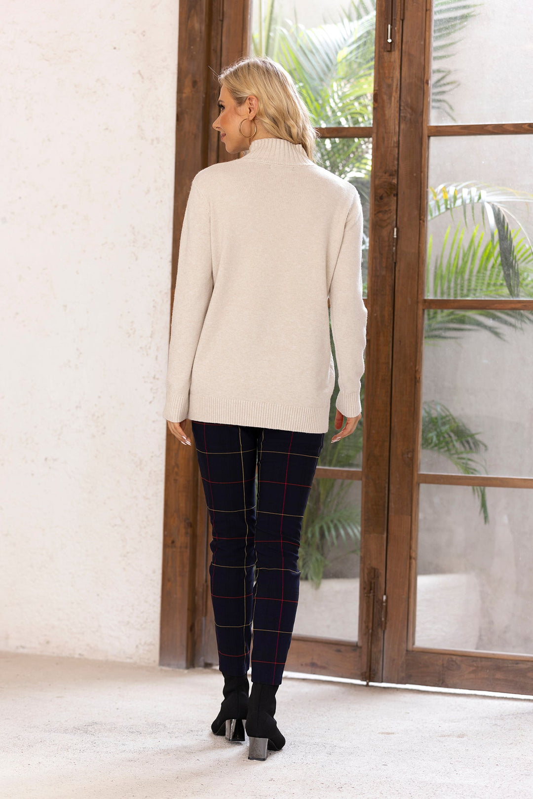 Peekaboo Cable Knit Sweater