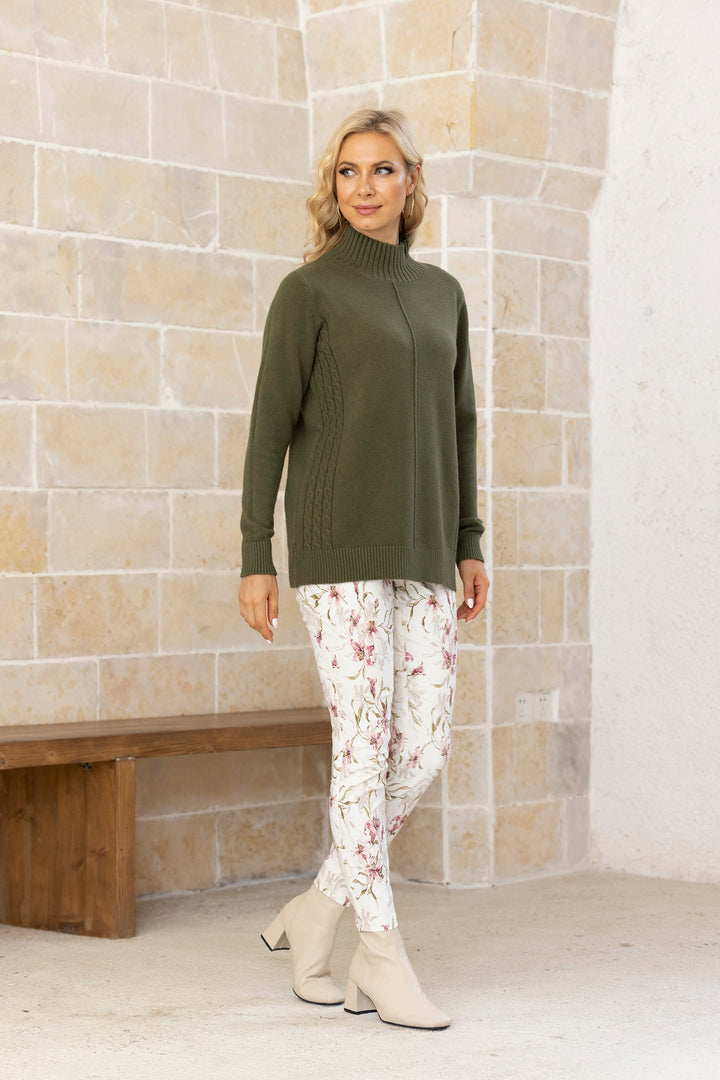 Peekaboo Cable Knit Sweater