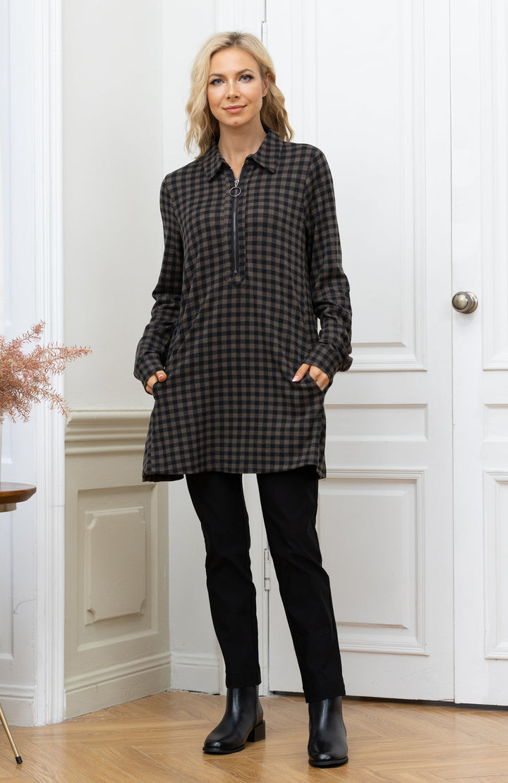Nancy's Gingham Tunic w/ Pockets