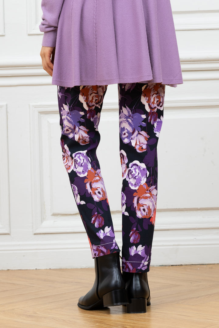 STRAIGHT LEG PRINTED PANT