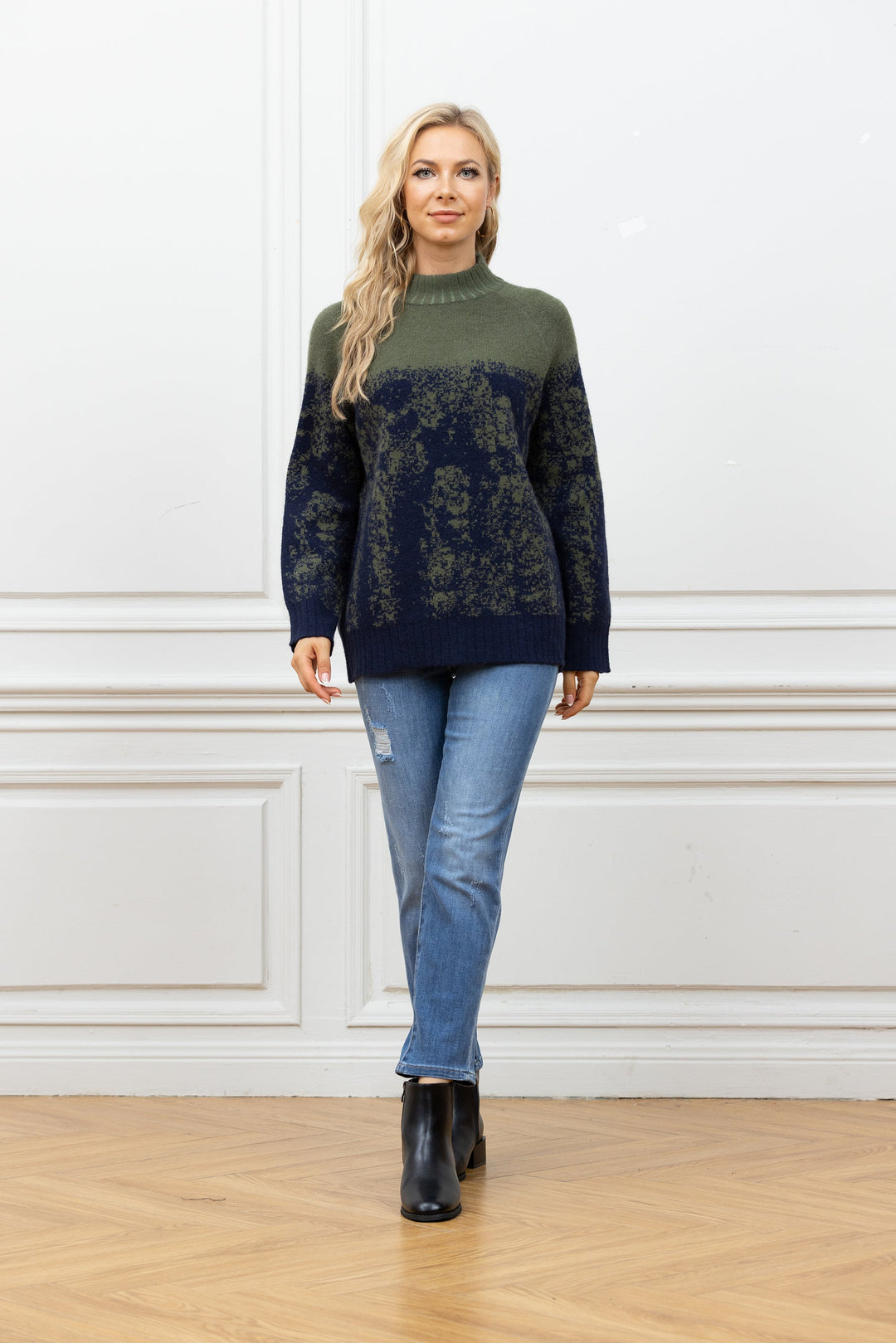 Anna's Digital Ombré Sweater