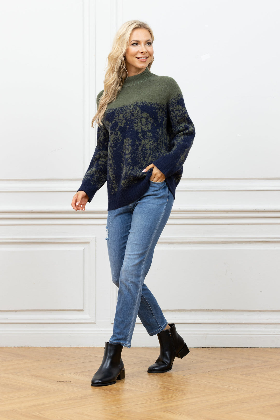 Anna's Digital Ombré Sweater