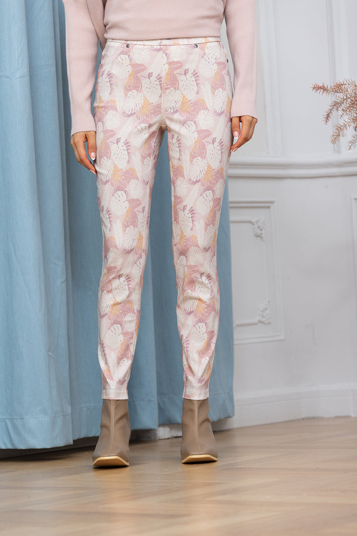 FALL TROPICAL PRINTED PANTS