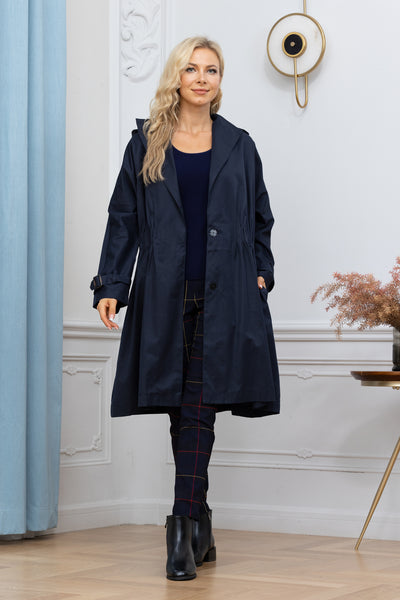 London Button Up Trench Coat1