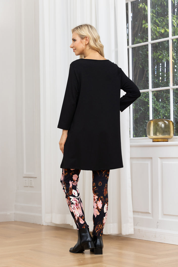 Bamboo Baby French Terry Tunic with Discrete Pockets