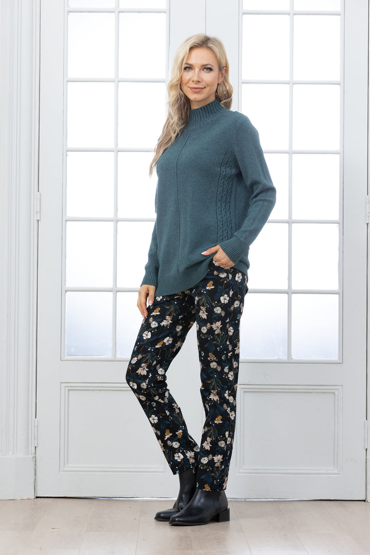 Peekaboo Cable Knit Sweater