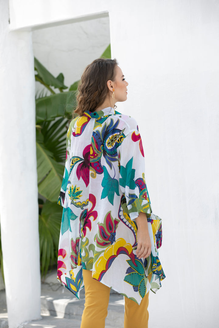 Mimi's Printed Cotton Top