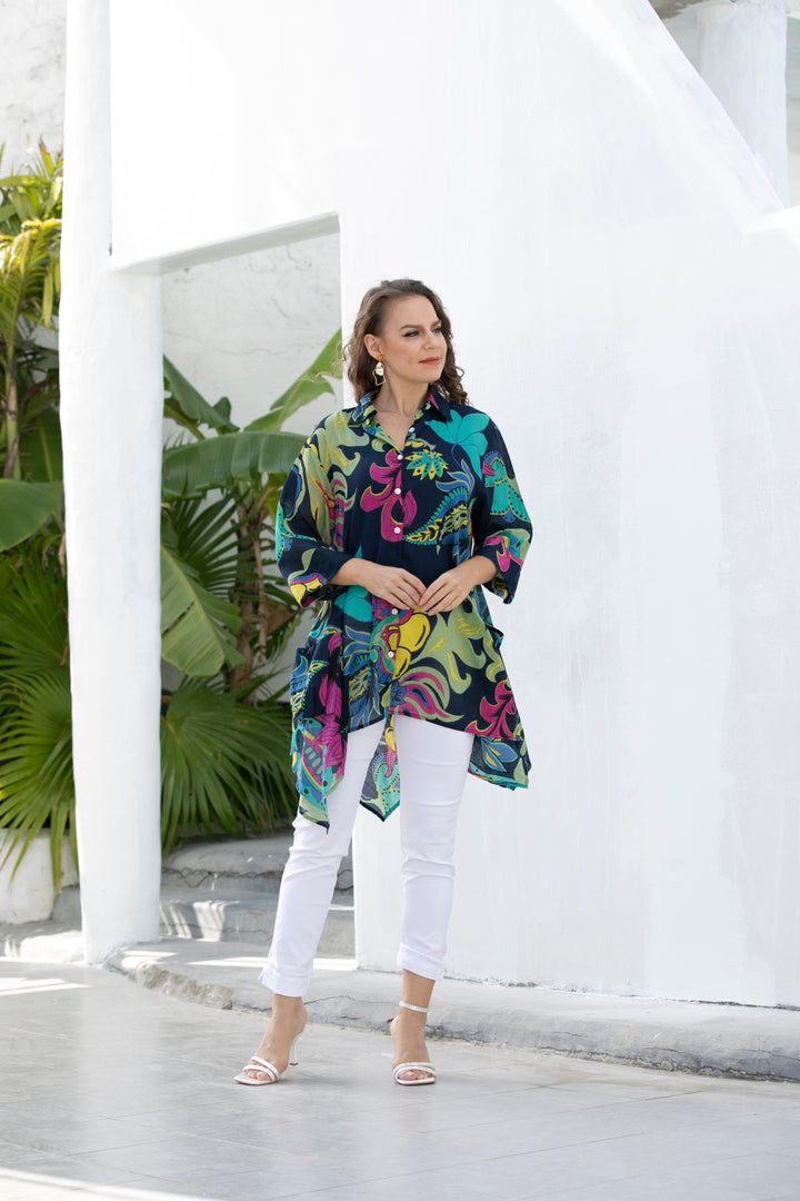 Brooklyn Cotton Printed Top